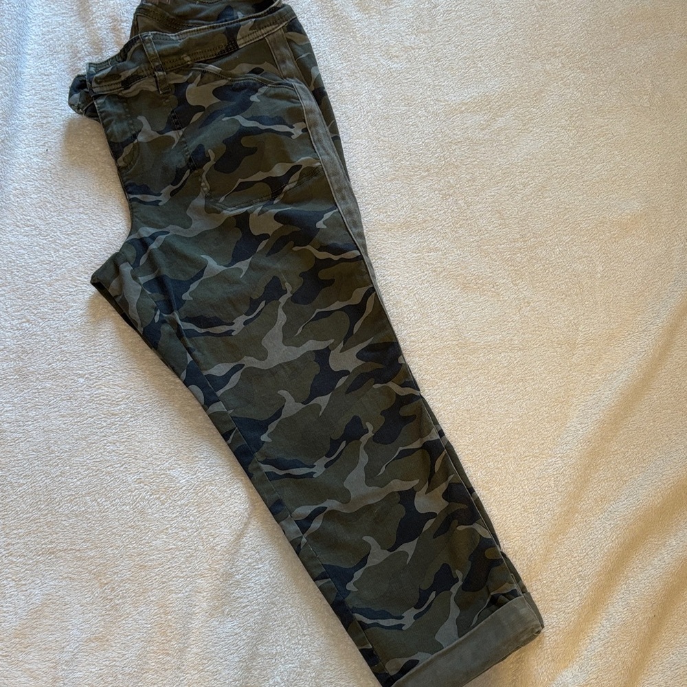 Torrid Camouflage Capris